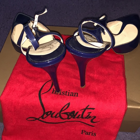 Women’s Christian Louboutin slingback heel! - Picture 4 of 5